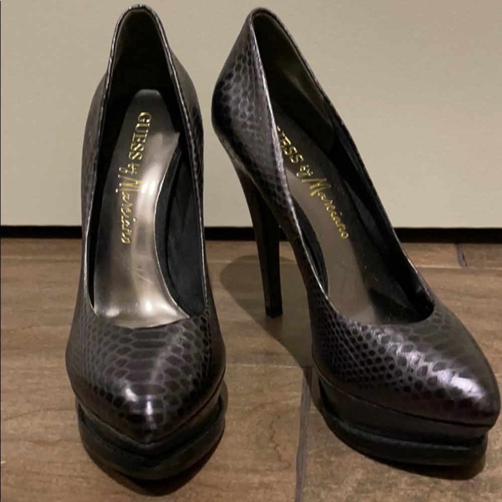 Guess by Marciano Snakeskin Pumps